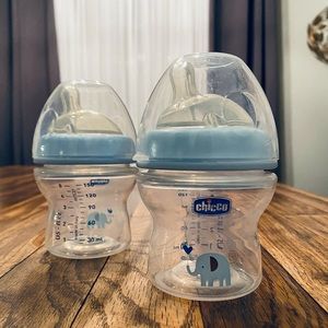 (2) Chicco 5oz bottles